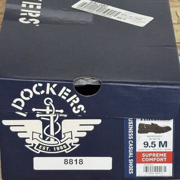 Dockers Men’s Loafers 9.5M Mahogany Brown Bit Slip-On Supreme Comfort 👞 - Picture 9 of 11